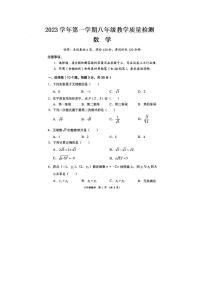 广东省佛山市顺德区2023-2024学年八年级上学期数学期末试卷