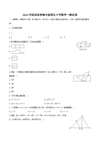 2024年陕西省渭南市临渭区中考数学一模试卷（含解析）