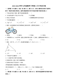 江苏省泰州市兴化市2023-2024学年七年级下学期3月月考数学试题（原卷版+解析版）