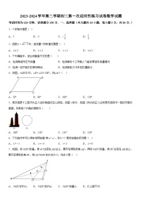 江苏省无锡市宜兴市桃溪中学2023-2024学年九年级下册第一次月考数学试题（含解析）