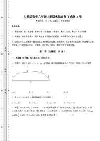 综合解析-人教版数学八年级上册期末综合复习试题 A卷（解析版）