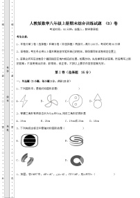 综合解析-人教版数学八年级上册期末综合训练试题 （B）卷（含答案详解）