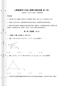 综合解析-人教版数学八年级上册期中测试试题 卷（Ⅲ）（解析卷）