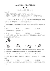 2024年广西壮族自治区钦州市灵山县部分学校九年级一模数学模拟试题（原卷版+解析版）