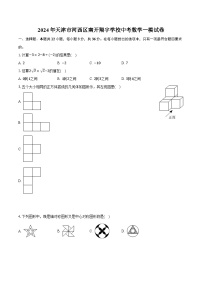 2024年天津市河西区南开翔宇学校中考数学一模试卷(含解析）