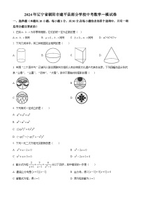 2024年辽宁省朝阳市建平县部分学校中考数学一模模拟试题（原卷版+解析版）