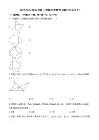 江苏省徐州市铜山区铜山区马坡镇中心中学2023-2024学年八年级下学期3月月考数学试题（原卷版+解析版）