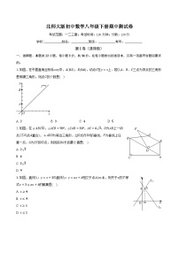 北师大版初中数学八年级下册期中测试卷（困难）（含详细答案解析）