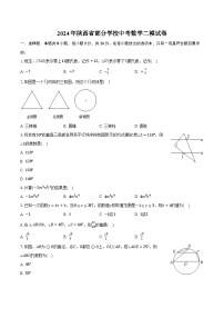 2024年陕西省部分学校中考数学二模试卷（含解析）
