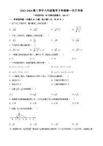 新疆维吾尔自治区阿克苏地区阿克苏市2023-2024学年八年级下学期4月月考数学试题（原卷版+解析版）