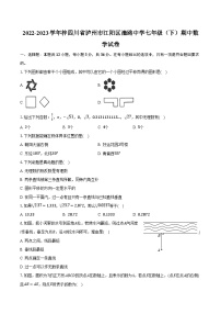 2022-2023学年梓四川省泸州市江阳区潼路中学七年级（下）期中数学试卷（含解析）