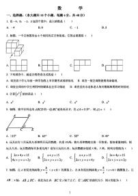 重庆市巴蜀中学校2023-2024学年九年级下学期期中数学试题