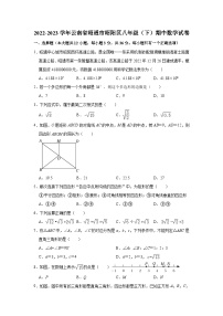 2022-2023学年云南省昭通市昭阳区八年级（下）期中数学试卷（含解析）