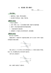 人教版七年级下册5.1.1 相交线第3课时学案及答案