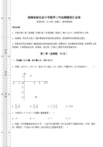 中考强化训练湖南省新化县中考数学高频模拟汇总卷（含答案详解）