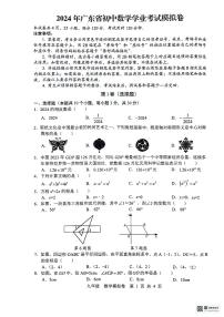 2024年广东省惠州市惠东县中考一模数学试题