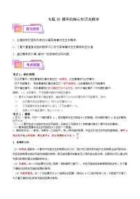 中考数学一轮复习考点过关练习专题30 概率的核心知识点精讲（讲义）（2份打包，原卷版+含解析）