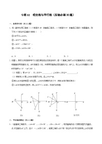 【期中讲练测】北师大版七年级下册数学 专题02 相交线与平行线（压轴专练）.zip