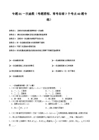 【期中讲练测】沪教版八年级下册数学专题01一次函数 易错题.zip