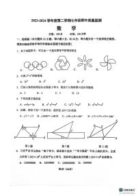 江苏省宿迁市泗阳县2023-2024学年七年级下学期4月期中数学试题