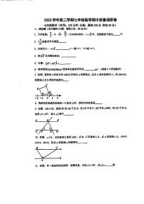 +上海市杨浦区部分学校+2023-2024学年七年级下学期期中考试数学试题