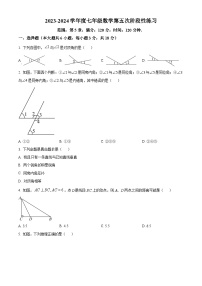 江西省上饶市万年县第五中学2023-2024学年七年级下学期月考数学试题（原卷版+解析版）