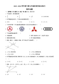 河南省信阳市淮滨县2023-2024学年七年级下学期4月期中考试数学试题（原卷版+解析版）