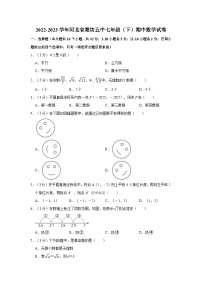 河北省+廊坊市+安次区廊坊市第五中学2022-2023学年+七年级下学期期中数学试卷