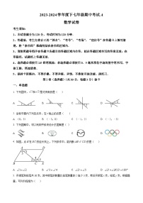 黑龙江省哈尔滨市华山乡中学2023-2024学年七年级下学期期中数学试题（原卷版+解析版）