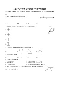 2024年辽宁省鞍山市海城市中考数学模拟试卷（含解析）