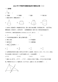 2024年中考数学真题改编贵州模拟预测题（三）（原卷版+解析版）