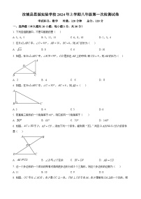 湖南省郴州市汝城县思源实验学校2023-2024学年八年级下学期第一次月考数学试题（原卷版+解析版）