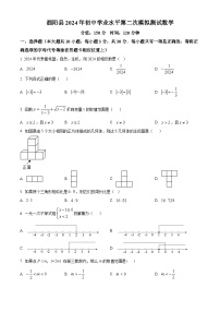 2024年江苏省宿迁市泗阳县泗阳致远中学中考二模数学试题（解析版+原卷版）