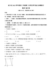 2024年上海市虹口区中考二模数学试题（原卷版+解析版）