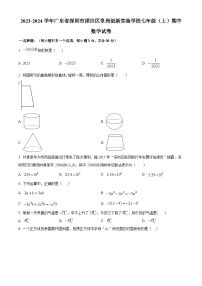 广东省深圳市福田区皇岗创新实验学校2023-2024学年七年级上学期期中数学试题（原卷版+解析版）