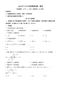 湖南省长沙市长郡双语白石湖实验中学2023-2024学年七年级下学期第一次月考数学试题（原卷版+解析版）