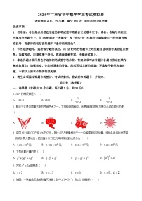 2024年广东省惠州市惠东县中考一模数学试题（原卷版+解析版）