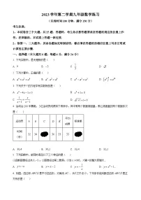 2024年上海市奉贤区中考二模数学试题（原卷版+解析版）