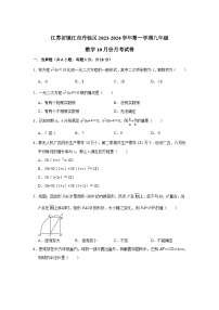 江苏省镇江市丹徒区五校2024届九年级上学期10月月考数学试卷(含答案)