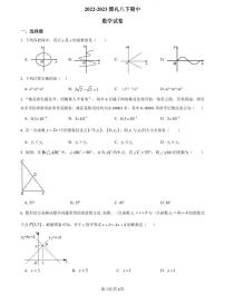 【全套精品试卷】初中复习专题精讲湖南省长沙市四大名校附属中学2022-2023雅礼八下期中数学试卷（带答案）