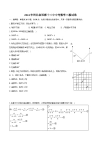 2024年河北省邯郸十三中中考数学三模试卷（含解析）