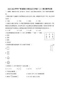 2023-2024学年广东省湛江市坡头区七年级（上）期末数学试卷（含解析）