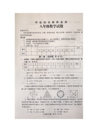 山东省枣庄市薛城区2023-2024学年下学期八年级数学期中考试题+