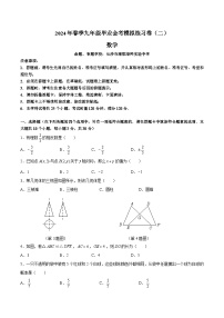 【全套精品专题】初中复习专题精讲湖南省长沙市四大名校附属中学2023-2024-2长郡毕业会考数学综合检测模拟二（带答案）