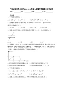 广东省茂名市化州市2022-2023学年七年级下学期期中数学试卷(含答案)