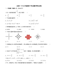 福建省泉州市永春县福建省永春第一中学2023-2024学年九年级下学期期中数学试题（原卷版+解析版）