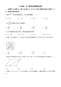 山东省临沂市临沭县第三初级中学2023-2024学年八年级下学期第一次月考数学试题（原卷版+解析版）