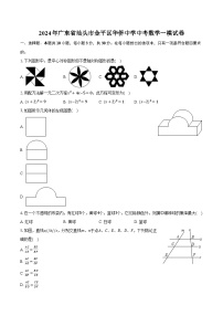 2024年广东省汕头市金平区华侨中学中考数学一模试卷(含解析）