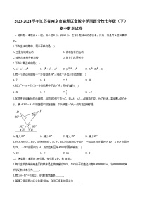 2023-2024学年江苏省南京市建邺区金陵中学河西分校七年级（下）期中数学试卷(含解析）