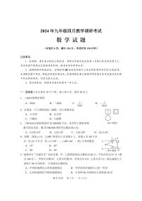 2024湖北地市中考数学模拟卷（含答案）